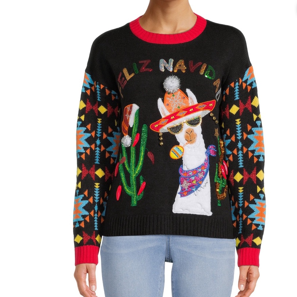 Holiday Time Women's and Women's Plus Size Christmas Sweater